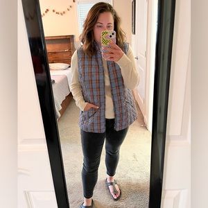 Orvis Plaid Vest